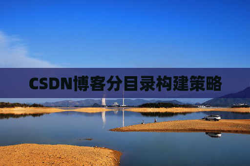 CSDN博客分目录构建策略